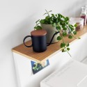Etagere rangement plan de cuisine bois design Yamazaki Tower