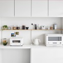 Etagere rangement plan de cuisine bois design Yamazaki Tower