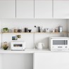 Etagere rangement plan de cuisine bois design Yamazaki Tower