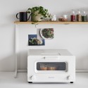 Etagere rangement plan de cuisine bois design Yamazaki Tower