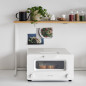 Etagere rangement plan de cuisine bois design Yamazaki Tower