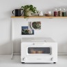 Etagere rangement plan de cuisine bois design Yamazaki Tower