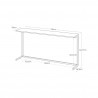 Etagere rangement plan de cuisine bois design Yamazaki Tower