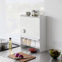 Rangement epices acier design plan de travail cuisine Yamazaki Tower