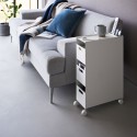 Rangement a roulettes 3 tiroirs polyvalent design Yamazaki Tower