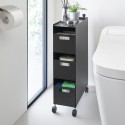 Rangement a roulettes 3 tiroirs design polyvalent Yamazaki Tower