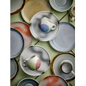 Mug rond ceramique peint design scandinave Bloomingville Paula