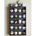 Mug rond ceramique peint design scandinave Bloomingville Paula