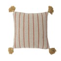 Coussin coton recycle motif design abstrait Bloomingville Eviaya