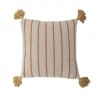 Coussin coton recycle motif design abstrait Bloomingville Eviaya