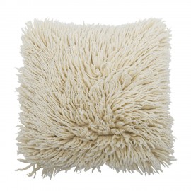 Coussin laine poile long tufte Bloomingville Star