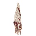 Plaid coton design abstrait rouge Bloomingville Cang