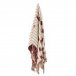 Plaid coton design abstrait rouge Bloomingville Cang