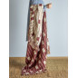 Plaid coton design abstrait rouge Bloomingville Cang
