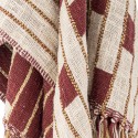 Plaid coton design abstrait rouge Bloomingville Cang