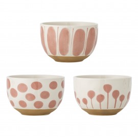 Bols ceramique motif scandinave Bloomingvillle set de 3