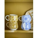 Tasse ceramique decore motif floral couleur Bloomingville Milton set de 4