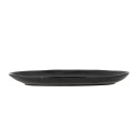 Assiette de presentation plat ovale ceramique decoree Bloomingville Amberly