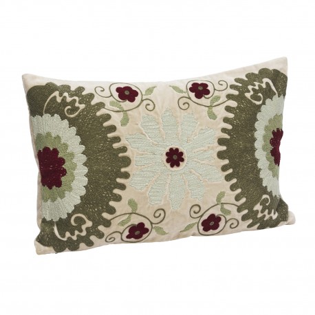 Housse coussin brode decoratif Madam Stoltz