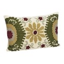 Housse de coussin broderie artisanale coton Madam Stoltz