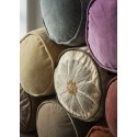 Coussin traversin broderie artisanale florale Madam Stoltz