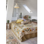 Traversin coussin brode coton floral Madam Stoltz Traversin coussin brode coton floral Madam Stoltz