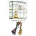 Etagere murale metal filaire grillage pateres Madam Stoltz