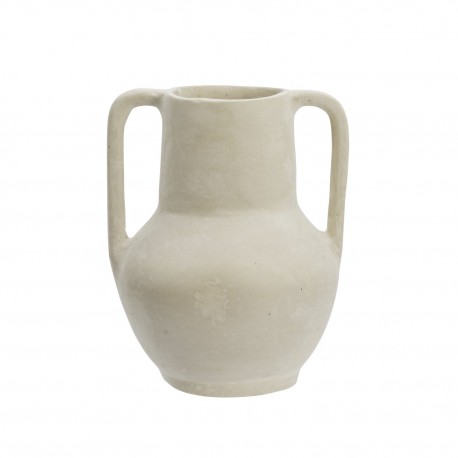 Vase artisanal papier mache pour fleurs sechees Madam Stoltz