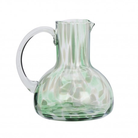 Carafe a eau verre souffle tachete couleur Madam Stoltz