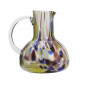 Carafe verre souffle couleur tachete Madam Stoltz