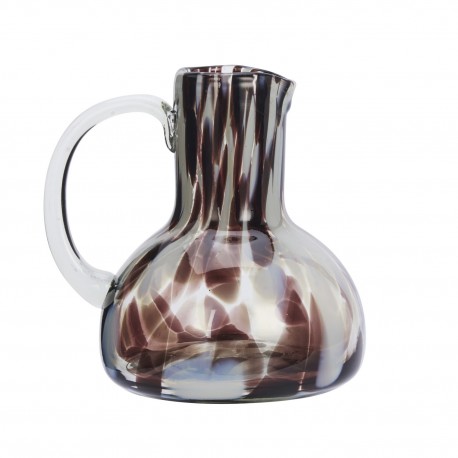 Carafe verre artisanal tachete couleur Madam Stoltz