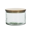 Bocal de cuisine verre bois artisanal Madam Stoltz