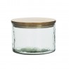 Bocal de cuisine verre bois artisanal Madam Stoltz