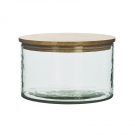 Boite conservation verre bois artisanale Madam Stoltz