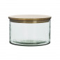 Boite conservation verre bois artisanale Madam Stoltz
