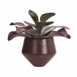 Cache pot design gres rouge Madam Stoltz