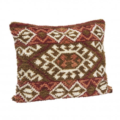 Tres grande housse coussin xl laine tufte Madam Stoltz