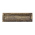 Plateau long etroit bois recycle artisanal rustique Madam Stoltz