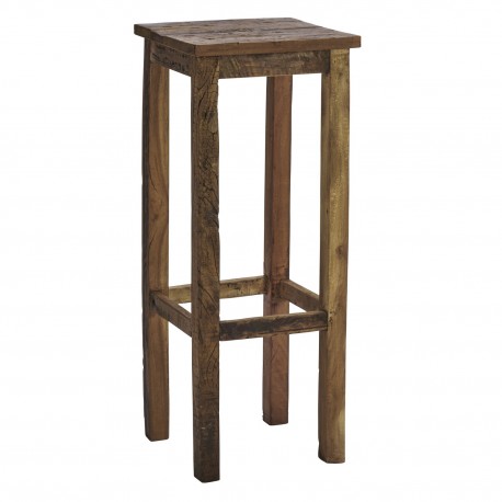 Table console da point carree bois recycle Madam Stoltz