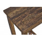 Table console da point carree bois recycle Madam Stoltz