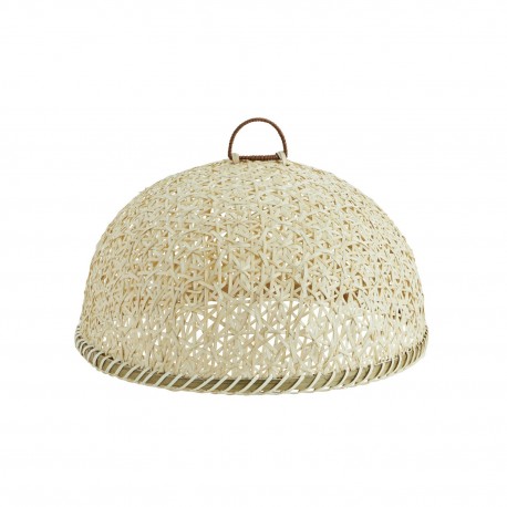 Cloche protection aliments nourriture bambou Madam Stoltz