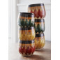 Cache pot emaille couleur retro vintage Madam Stoltz set de 2