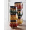 Cache pot emaille couleur retro vintage Madam Stoltz set de 2