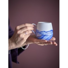 Tasse grès décoré Bloomingville Lyre set de 4
