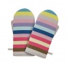 Gants de cuisine colore rayures Remember set de 2