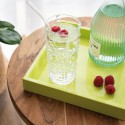 Plateaux decoratifs bois laque couleur Remember Trias set de 3