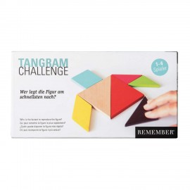 Jeu de societe en bois defi Tangram Remember