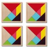 Jeu de societe en bois defi Tangram Remember
