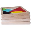 Jeu de societe en bois defi Tangram Remember