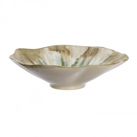 Corbeille a fruits gres emaille artisanal Madam Stoltz